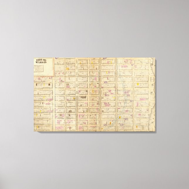 19 Ward 19 Canvas Print (Front)