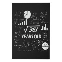 19 Year Old Bday Geeky Math 19th birthday Gift
