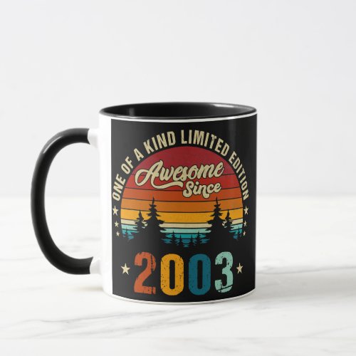 19 Year Old Gifts Vintage 2003 Limited Edition Mug