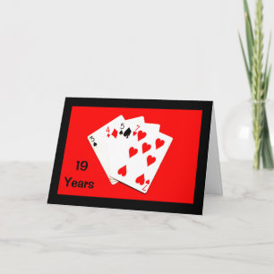 19 Years Is A Big Deal! Anniversary Card