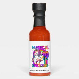 19 Years Old Unicorn Flossing 19th Birthday Girl U Hot Sauces