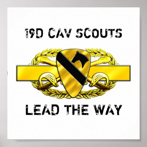 19D 1st Cavalry Division Poster