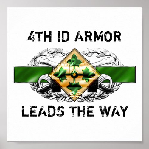 19K 4th Infantry Division Poster