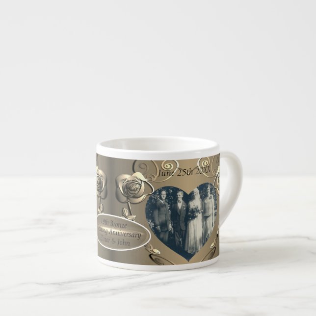 19th/8th Bronze + 2 Photos Mug (Front Right)