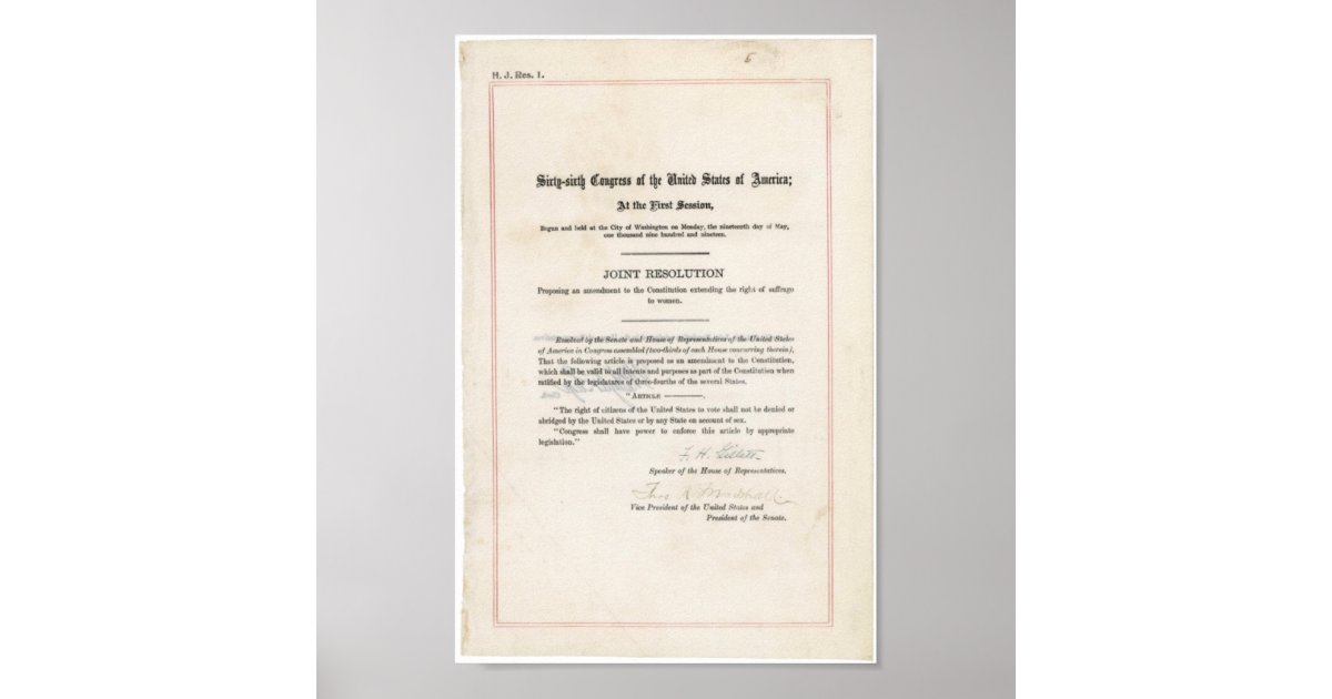 19th amendment essay