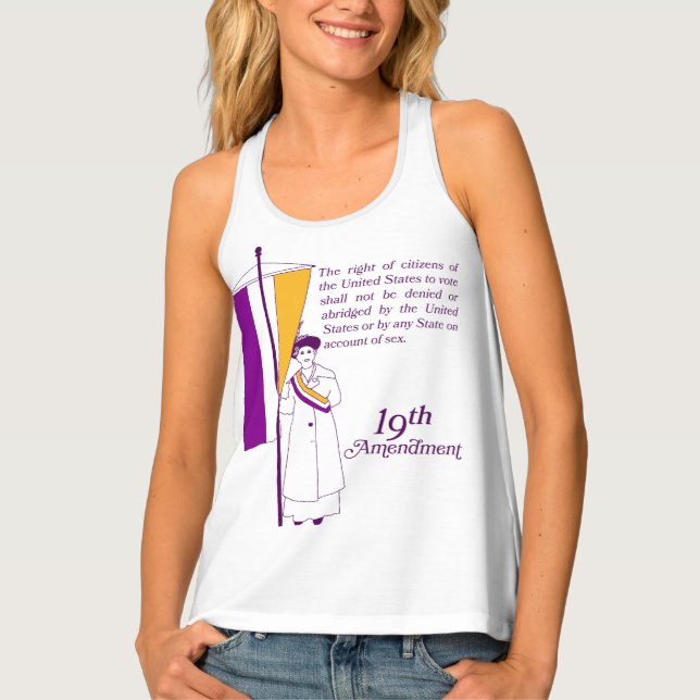 19th Amendment Tank Top (Front)