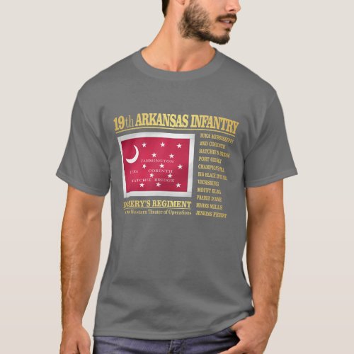 19th Arkansas Infantry BA2 T_Shirt