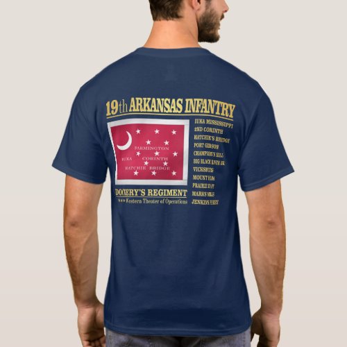 19th Arkansas Infantry BA2 T_Shirt