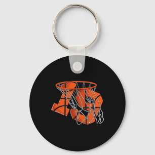 19th Birthday Basketball Men Keychain