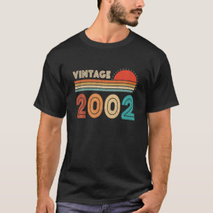 19th Birthday Gift - Vintage 2002 Retro Bday 19 Ye T-Shirt