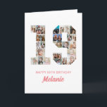 19th Birthday Number 19 Photo Collage Personalized Card<br><div class="desc">Celebrate momentous 19th Birthday with this cute card. It's a personalized photo collage birthday card that allows you to create a truly unique and memorable design. This customizable template lets you insert your own cherished photos, capturing the precious moments throughout the year. This custom card is perfect for commemorating your...</div>