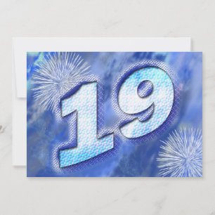 19th Birthday Party Invitation