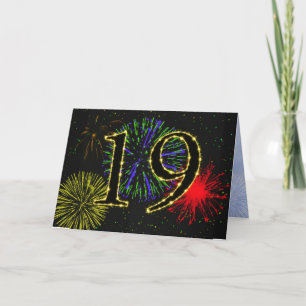 19th Birthday Party Invitation
