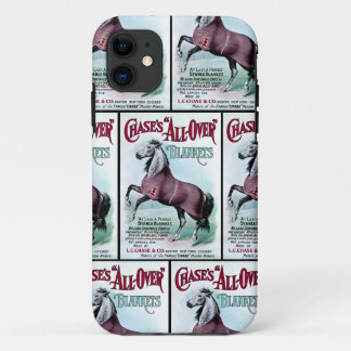 19th C. Chase Horse Blankets iPhone 11 Case