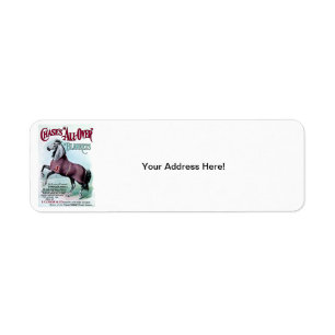 19th C. Chase Horse Blankets Label