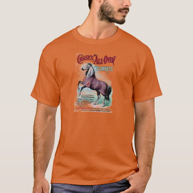 19th C. Chase Horse Blankets T-Shirt (Front)