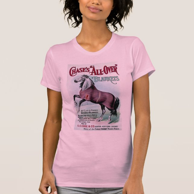 19th C. Chase Horse Blankets T-Shirt (Front)