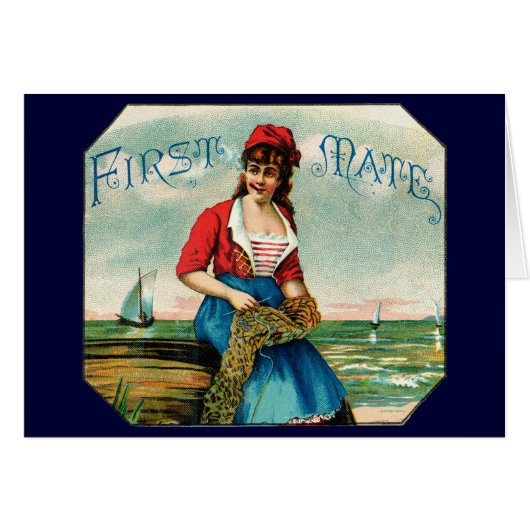 19th C. First Mate Cigars Cards (Front Horizontal)