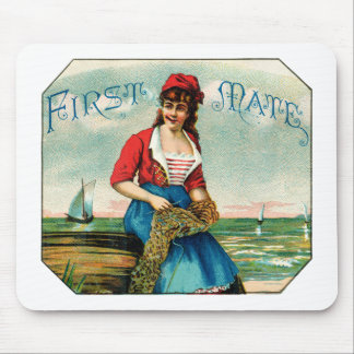 19th C. First Mate Cigars Mouse Pad