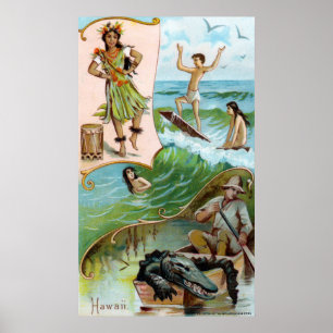 19th C. Hawaii Poster