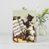19th C. Singing Cats (Standing Front)