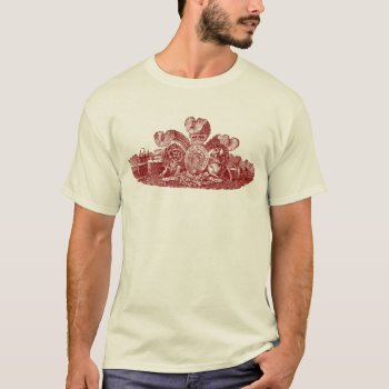 19th C. Uk Coat Of Arms T-shirt by historicimage at Zazzle