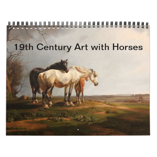 19th Century Art with Horses Calendar