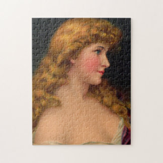19th century beautiful woman jigsaw puzzle