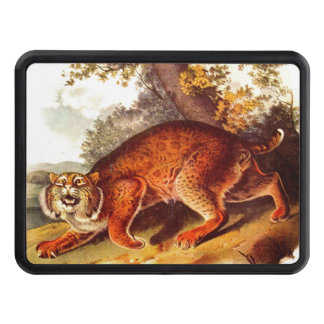 19th century bobcat print hitch cover