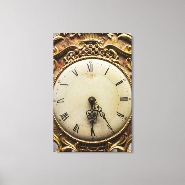 19th century clock face, Germany Canvas Print (Front)