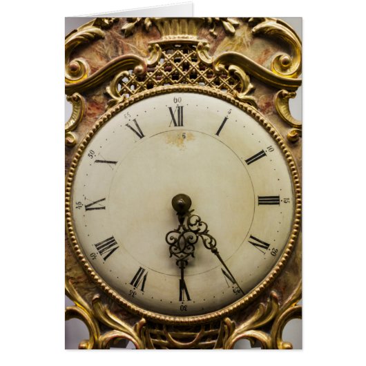 19th century clock face, Germany Cards (Front)