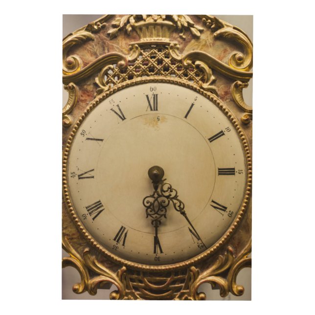 19th century clock face, Germany Wood Wall Decor (Front)