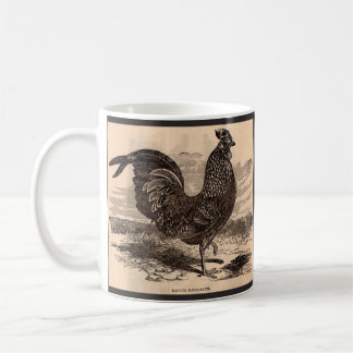 19th century Gallus Sonneratii rooster print Coffee Mug