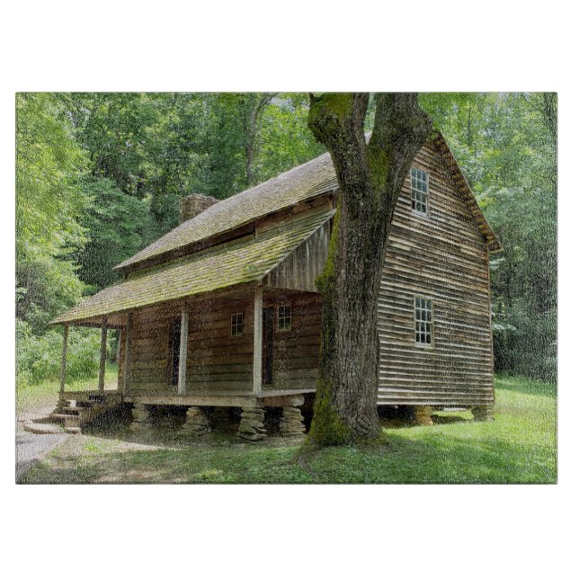 19th Century Home in Cades Cove, Tennessee Cutting Board (Front)