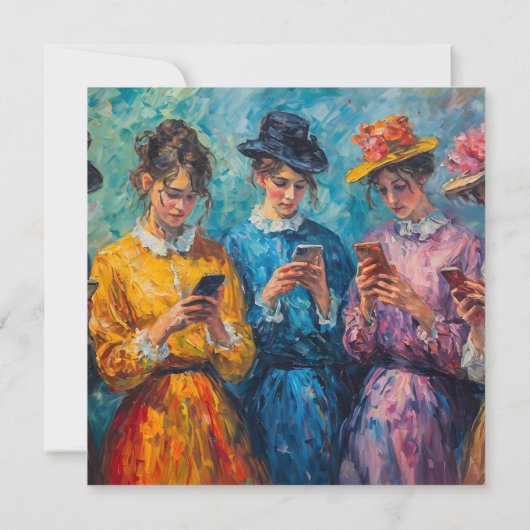 19th Century People Using Smartphones (Back)