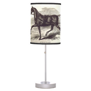 19th century print An English Roadster horse Table Lamp