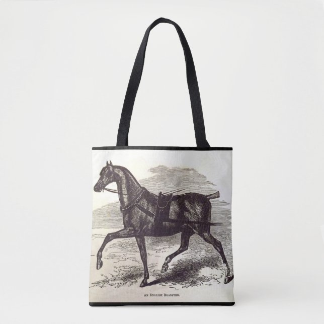19th century print An English Roadster horse Tote Bag (Front)