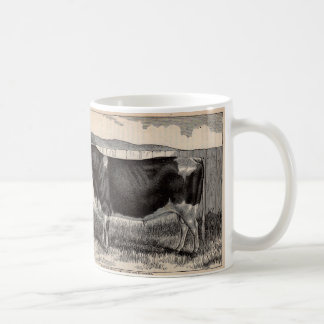 19th century print Holstein bull Coffee Mug