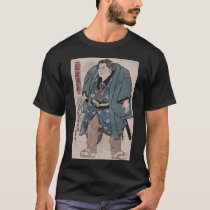 19th Century Sumo Wrestler Kagamiiwa Hamanosuke T-Shirt 19th Century Sumo Wrestler Kagamiiwa Hamanosuke T-Shirt