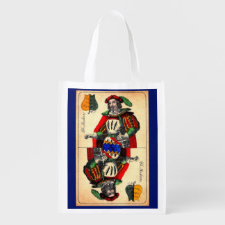 19th century tarot card no. 1 reusable grocery bag
