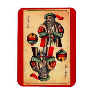 19th century tarot card no. 2 magnet