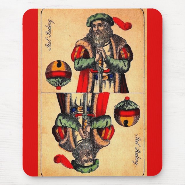 19th century tarot card no. 2 mouse pad (Front)