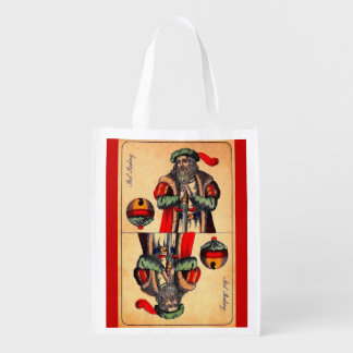19th century tarot card no. 2 print reusable grocery bag