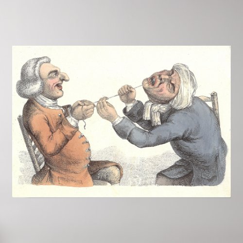 19th Century Tooth Extraction _ Dental Horrors Poster