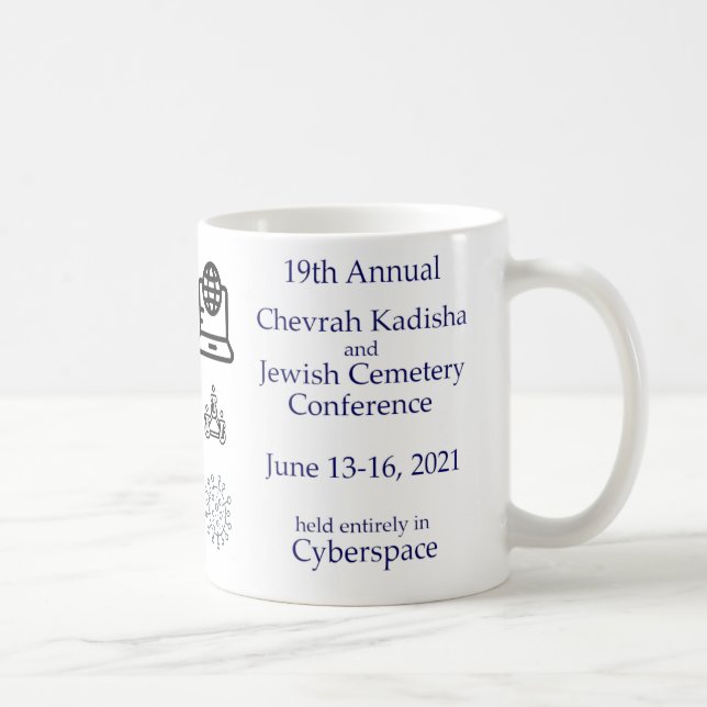 19th Chevrah Kadisha Conference Souvenir Mug (Right)