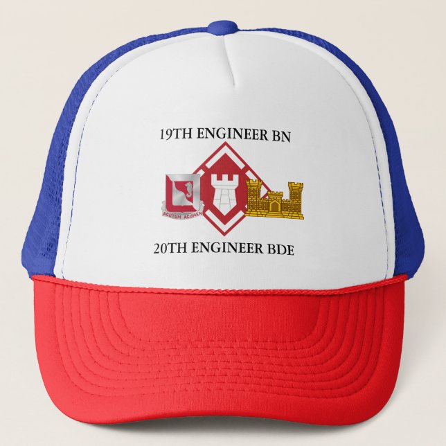 19TH ENGINEER BATTALION 20TH ENGINEER BRIGADE  TRUCKER HAT (Front)