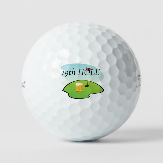 19th Hole Golf Balls (Front)