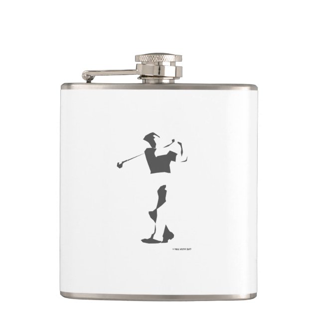 19th Hole Styled Golf Flask (Front)