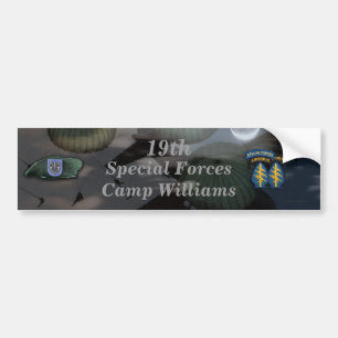 19th special forces camp williams Bumper Sticker