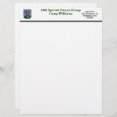 19th special forces camp williams veterans flash L (Front/Back)